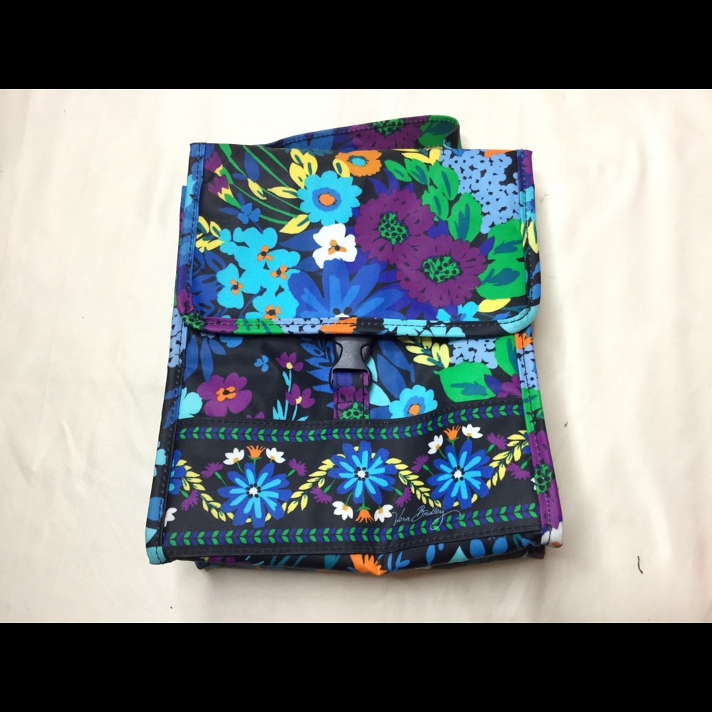 Vera Bradley Blue Floral Lunch Tote Bag
